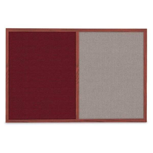 Slim Style Indoor Enclosed Corkboard, 36